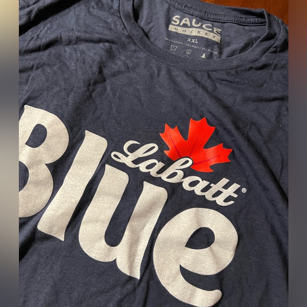 Sauce Hockey Labatt Tshirt Never Worn XXL